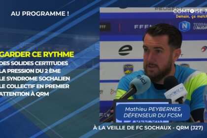 L'ACTUALITÉ DU FCSM