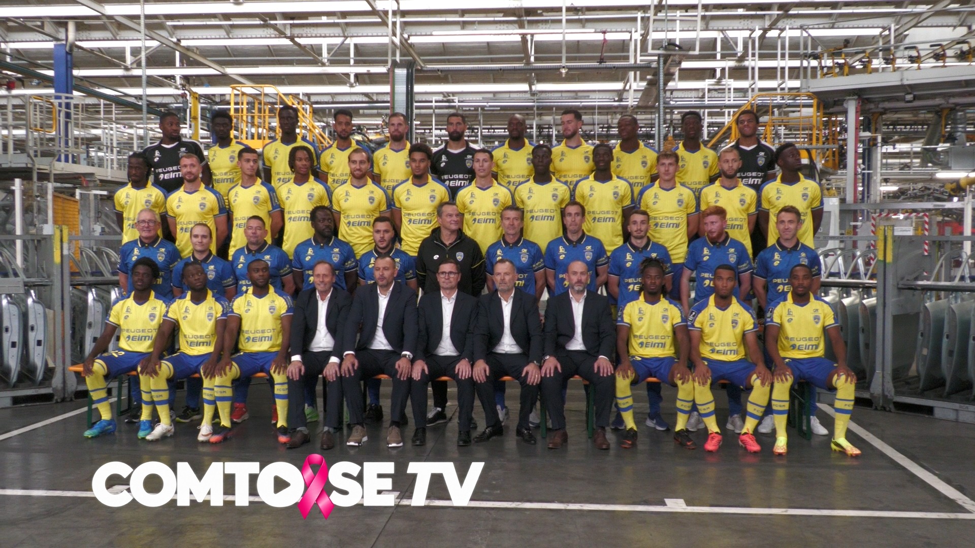 FC Sochaux-Montbéliard : la photo officielle 2026-2027 chez Stellantis à Sochaux
